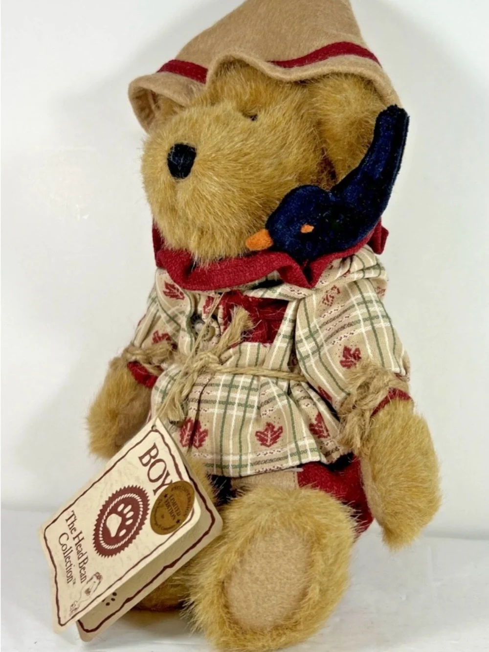 Longaberger Boyd's Bear Exclusive Rusty Scaredy Scarecrow Bear Limited 2001 NWT